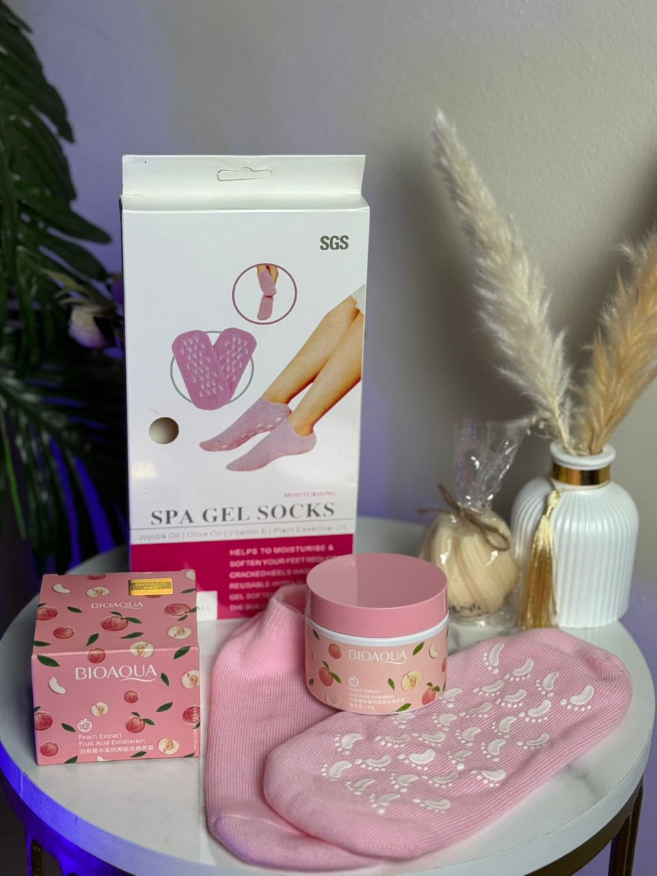 Pack Rose -Soin Des Pieds